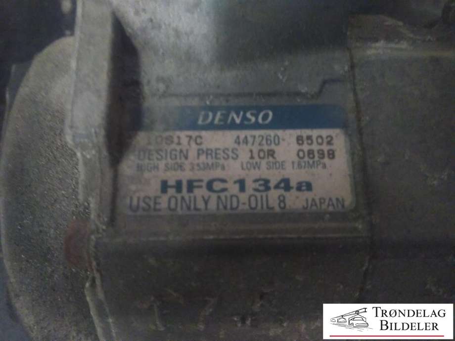 Aircondition kompressor til Mitsubishi Pajero 2007-2016 (Type IV, Fase 1)  (DENSO|447260-8502|)