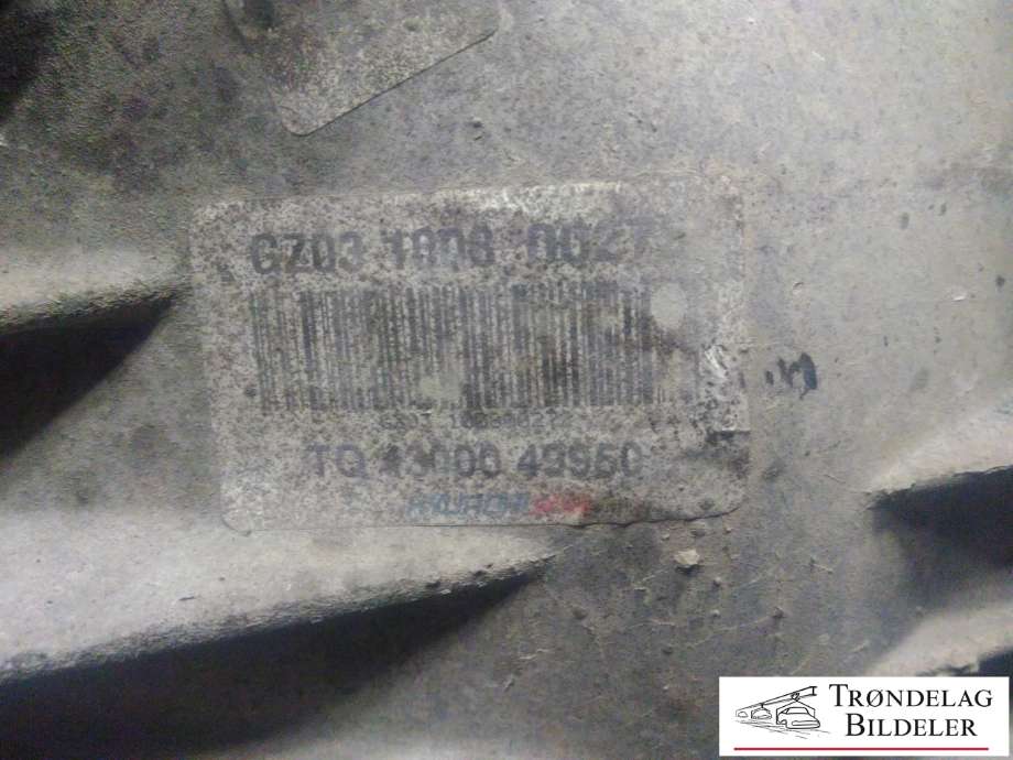 Girkasse manuell til Hyundai H-1 2008-2012 (Type II, Fase 1) (GZ03 1008 0027|TQ 43000 49950|)