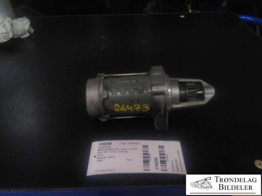 Starter til Mercedes GLA 2014-2020 (X156) (X156) (DENSO|A 645 906 08 00|MS438000-2050|2050-000372-16-096)