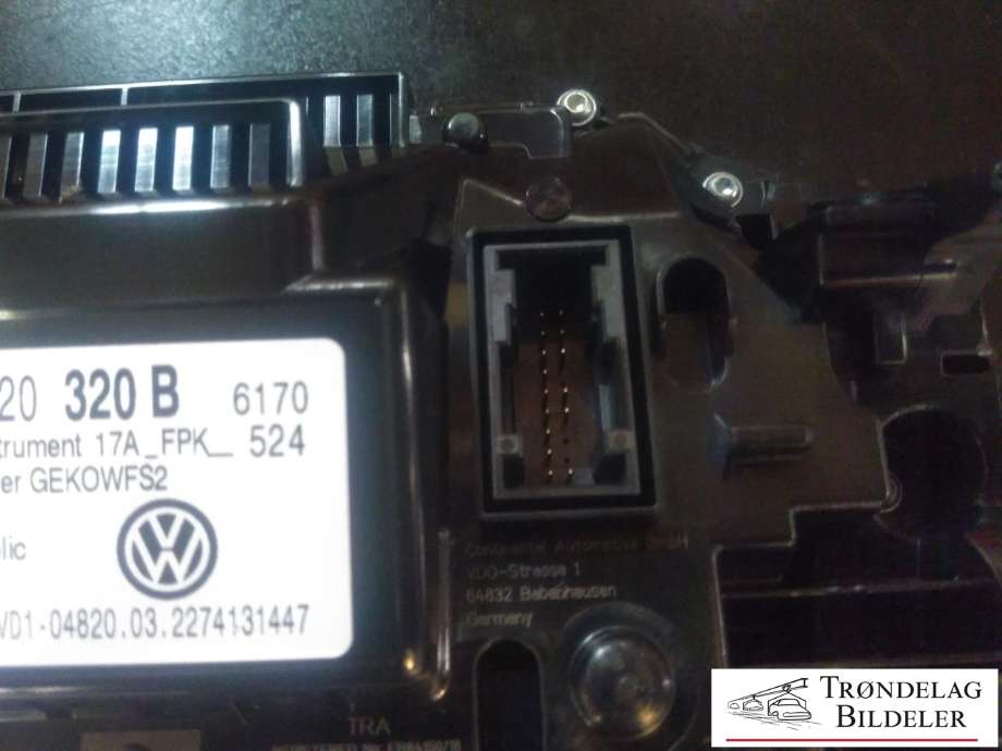 Instrumentpanel til VW T-Roc 2017-->> (VW AG|17A 920 320 B|A3C0791740101|)