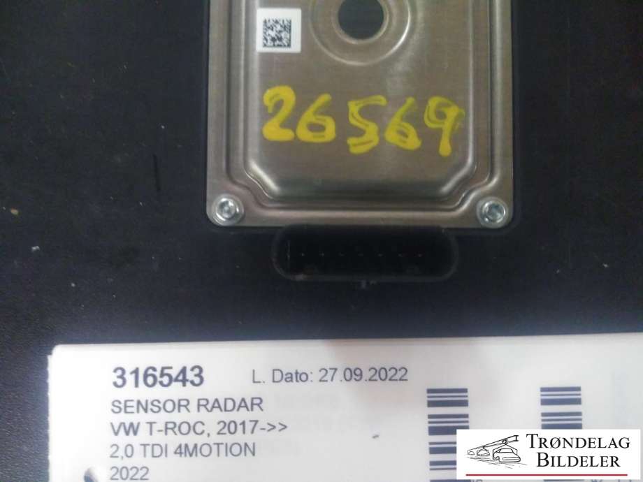 Sensor radar til VW T-Roc 2017-->> (VW AG|2Q0 907 561 J|2Q0 907 572 D|)