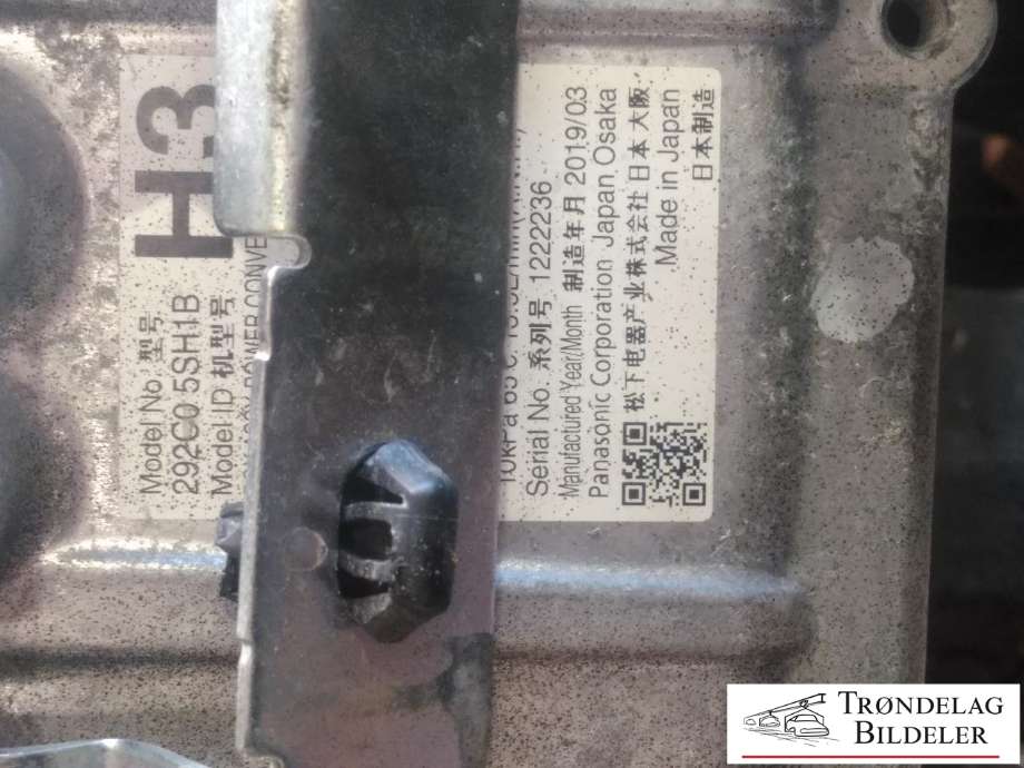 DCDC converter elbil til Nissan Leaf 2018-->> (Type II)  (CE-CN27XA4J|292C05SH1B|)