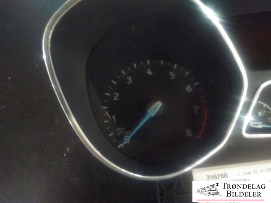 Instrumentpanel til Ford Focus 2014-2018 (Type III, Fase 2)  (FORD|F1ET-10849-BJS|F1ET-14F094-BB|34728231)