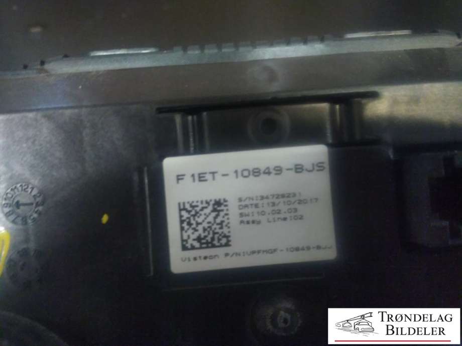 Instrumentpanel til Ford Focus 2014-2018 (Type III, Fase 2)  (FORD|F1ET-10849-BJS|F1ET-14F094-BB|34728231)