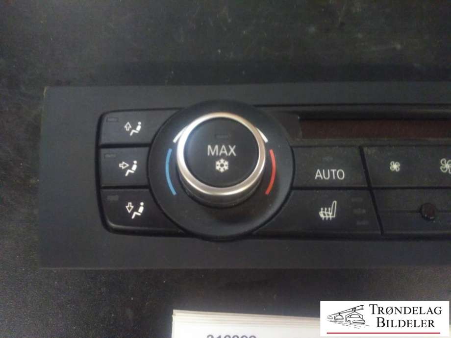 Varmeapparat betjening til BMW X1 2009-2015 (E84) (E84) (BMW|6411 9221852-05|100476746|A2C53399847)