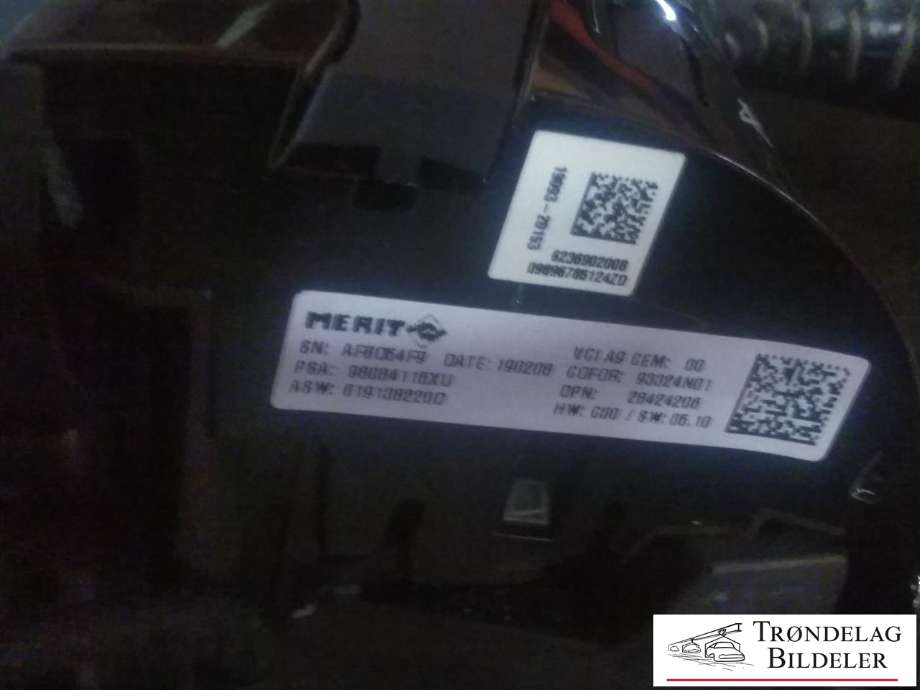 Ratt til Peugeot 308 2013-2021 (Type II) (98084115XU|61913820D|)