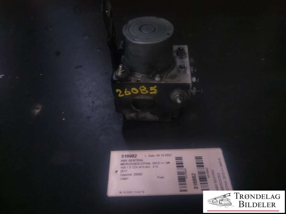 ABS sentral til Mercedes Citan 2012-2021 (W415) (W415) (A 415 900 67 03|A 415 900 68 03|)