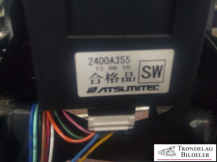 Girstang/girvelger automat til Mitsubishi Outlander 2015-->> (Type III, Fase 2) (2400A355|2400A355SBW001|)