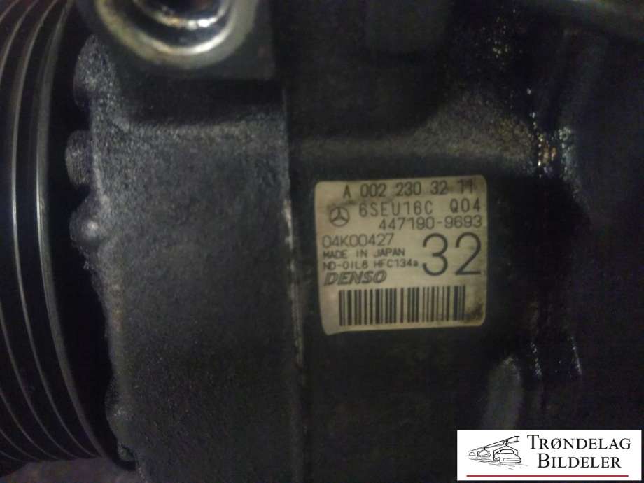 Aircondition kompressor til Mercedes GLK 2008-2015 (X204) (X204) (DENSO|A 002 230 32 11|447190-9693|)
