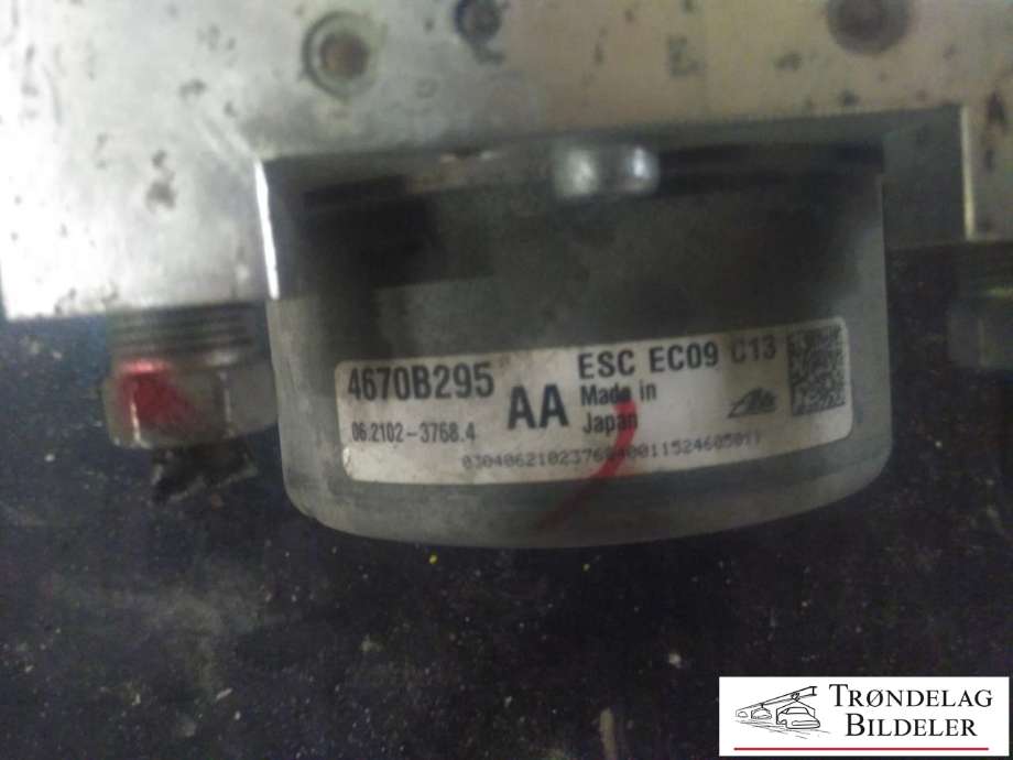 ABS sentral til Mitsubishi Outlander 2015-->> (Type III, Fase 2)  (ATE|4670B295|06.2109-7561.3|06.2621-3717-1)