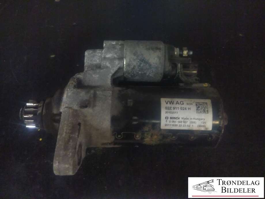 Starter diesel til VW Passat 2011-2015 (B7) (B7) (VW AG|02Z 911 024H|0 001 153 007|20111020)