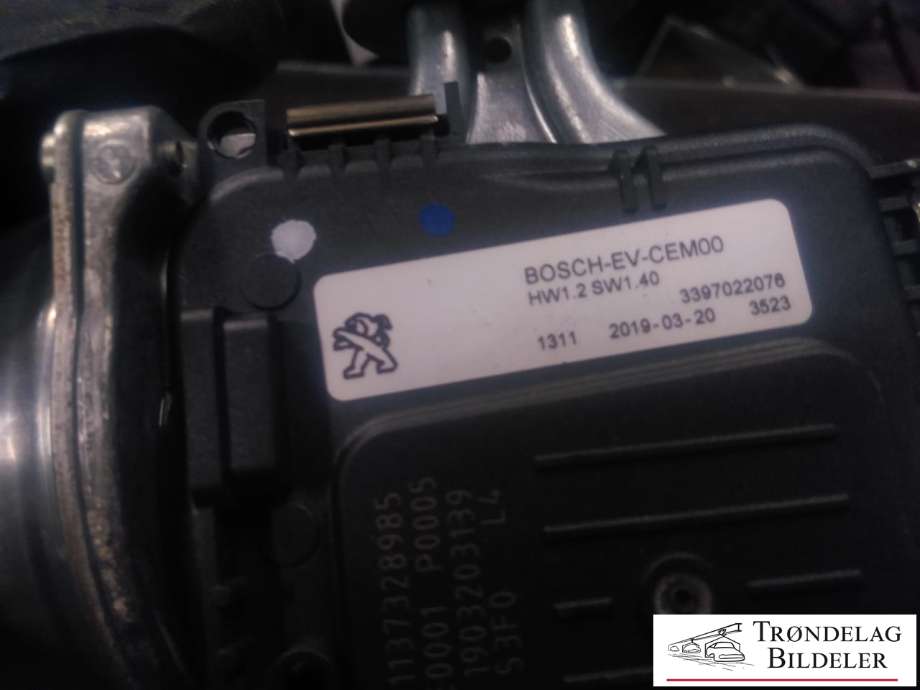 Viskermotor frontrute komplett m/overføring til Peugeot 3008 2016-->> (Type II) (BOSCH|3397022076|1397022076|)