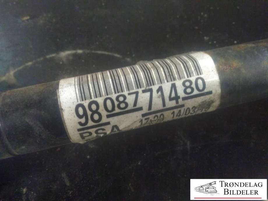 Drivaksel venstre foran, diesel/automat til Peugeot 3008 2016-->> (Type II)  (98 087 714 80|)