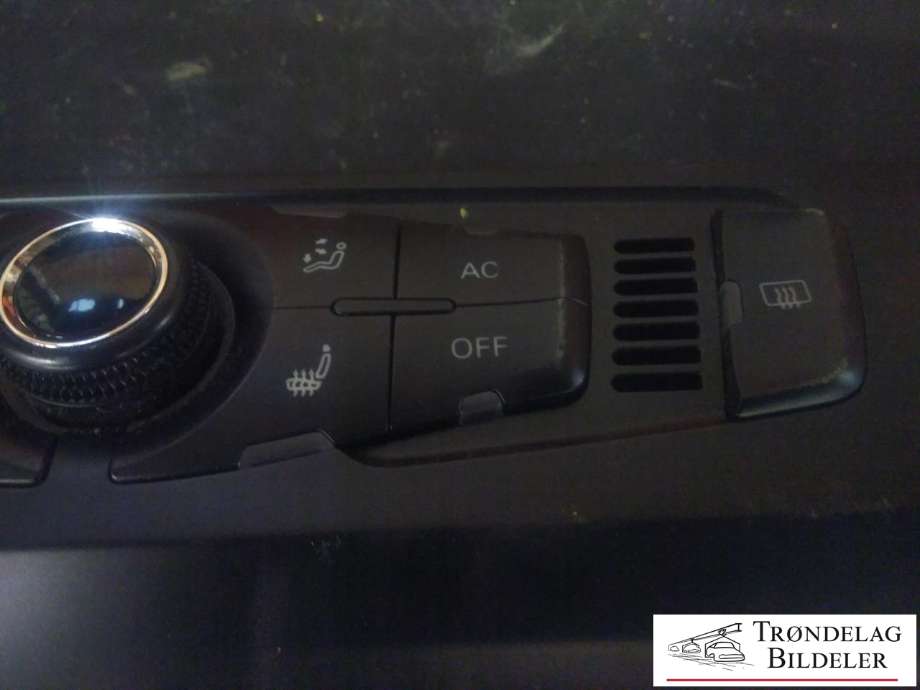Varmeapparat betjening til Audi Q5 2008-2012 (Type I, Fase 1)  (CONTINENTAL|8T1 820 043 AH|A2C53297840|A2C53345972)