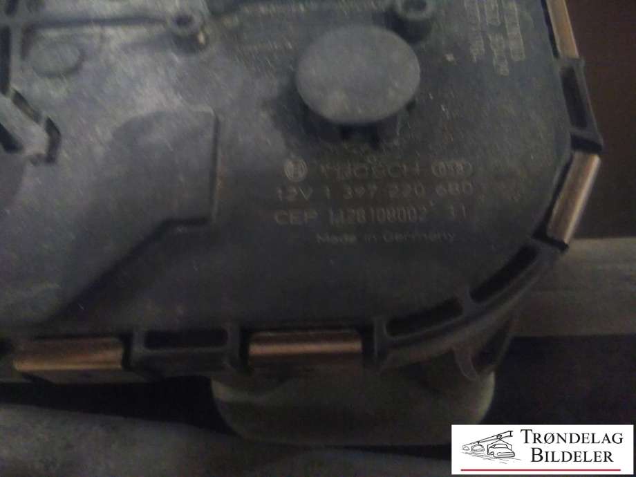 Viskermotor frontrute komplett m/overføring til Audi Q5 2008-2012 (Type I, Fase 1) (BOSCH|B247894|1 397 220 680|)