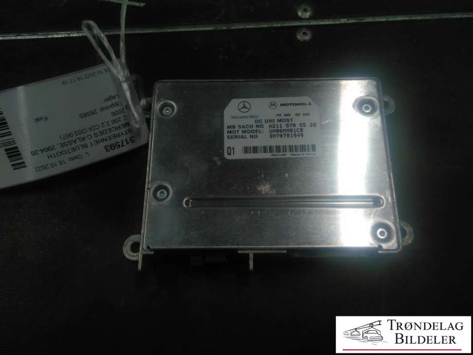 Styreenhet bluetooth til Mercedes C-Klasse, 2004-2007 (Fase 2) (W203) (W203) (MOTOROLA|A 211 870 55 26)
