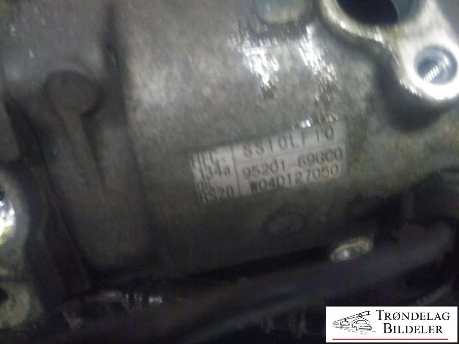 Aircondition kompressor til Suzuki Ignis 2000-2006 (Type I) (JAPAN) (JAPAN) (95201-69GC0|W04D127060|SS10LF10)