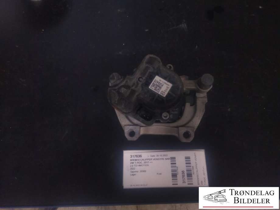 Bremsecaliper venstre bak, elektrisk til VW T-Roc, 2017-->>  (VW AG|5Q0 615 423 E|8V0 615 425)