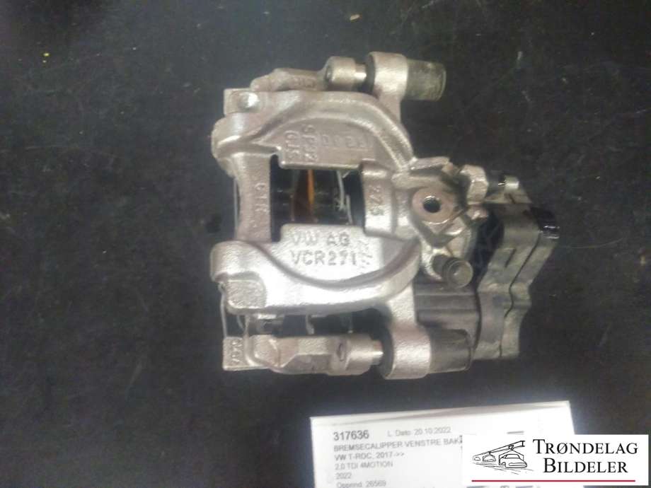 Bremsecaliper venstre bak, elektrisk til VW T-Roc 2017-->>  (VW AG|5Q0 615 423 E|8V0 615 425|8V0 615 425    SL7|272X10MM|)