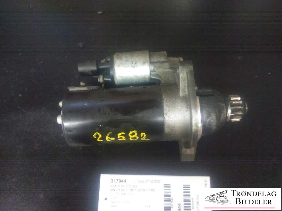 Starter diesel til VW Caddy 2015-2020 (Type III, Fase 3)  (VW AG|02M 911 024 C|0 001 153 009|22062016)