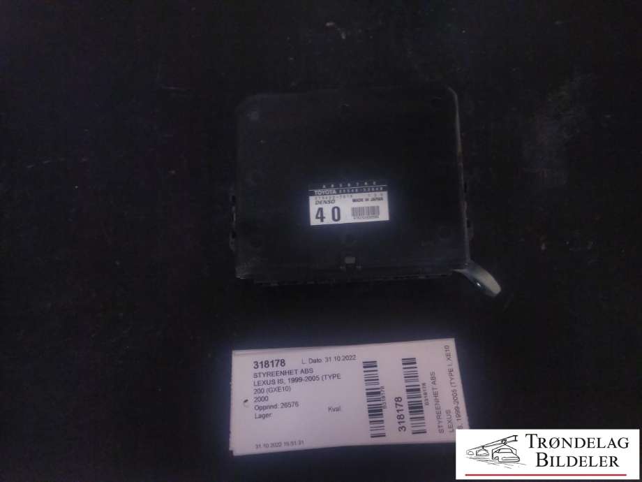 Styreenhet ABS til Lexus IS, 1999-2005 (Type I) (XE10) (XE10) (TOYOTA|89540-53040)