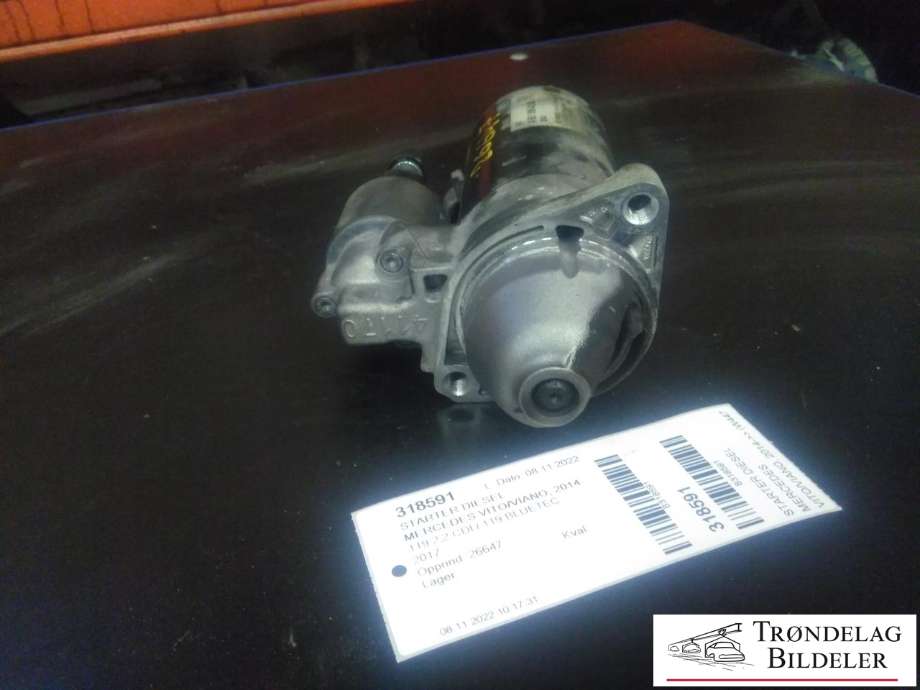 Starter diesel til Mercedes Vito 2014-->> (W447) (W447) (BOSCH|A 651 906 43 00|0 001 139 085|)