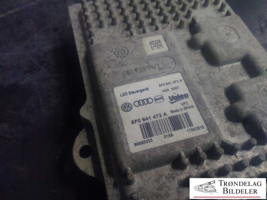 Styreenhet xenon/ballast til VW Golf VII 2012-2017 (Fase 1)  (VALEO|5F0 941 472 A|90050333|)