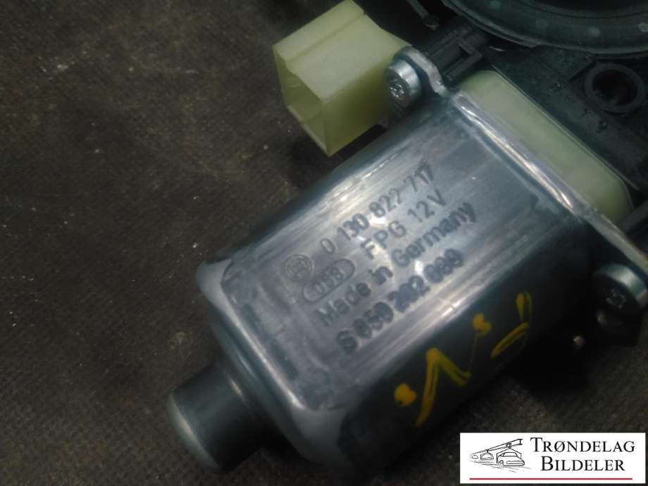Ruteheis, kun motor, venstre foran til VW Golf VII 2012-2017 (Fase 1)  (0 130 822 717|S850 202 099|5Q0 959 801 B)
