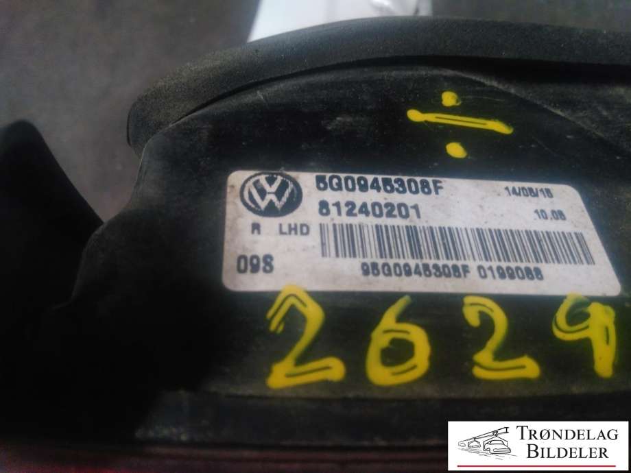 Baklykt høyre indre til VW Golf VII 2012-2017 (Fase 1)  (5G0 945 308 F|81240201|)