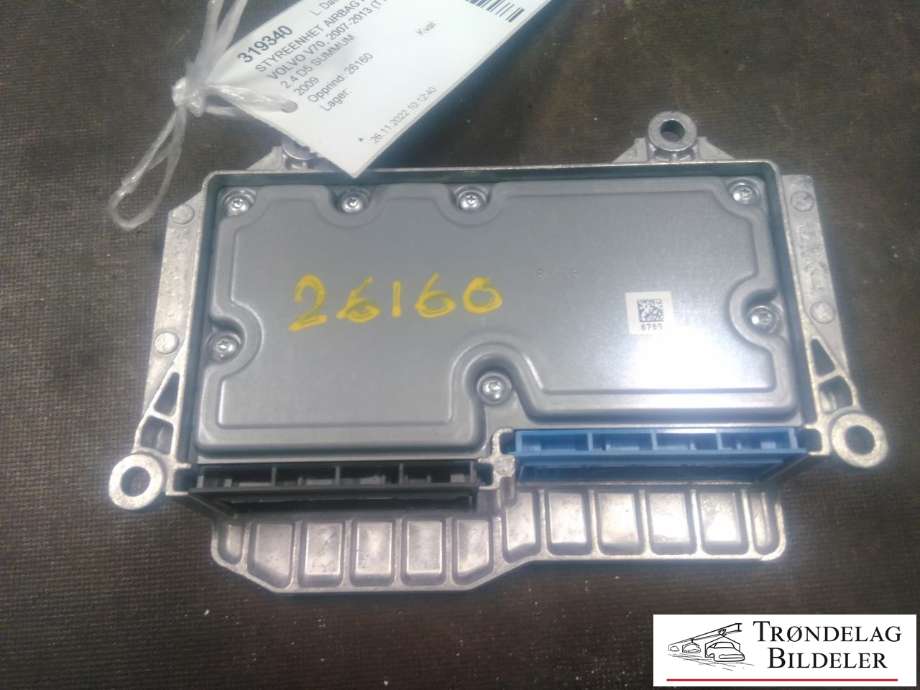Styreenhet airbag hovedsensor til Volvo V70 2007-2013 (Type III, Fase 1)  (VOLVO|P31295676|0 285 010 709|)