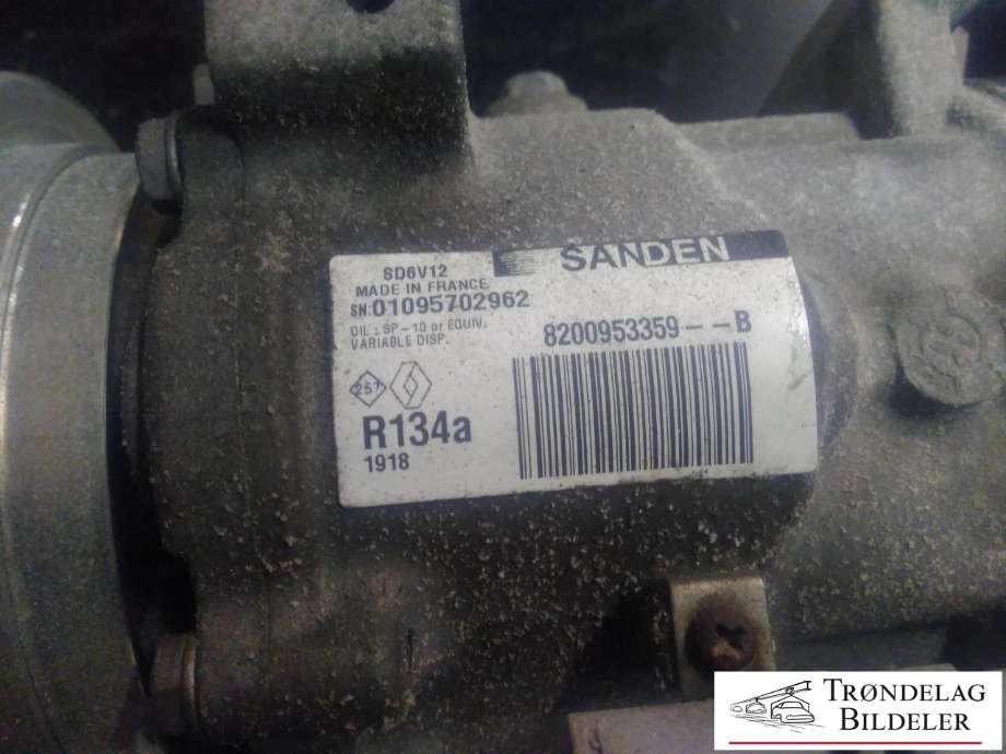 Aircondition kompressor til Mercedes Citan 2012-2021 (W415) (W415) (SANDEN|8200953359-B|01095702962|)