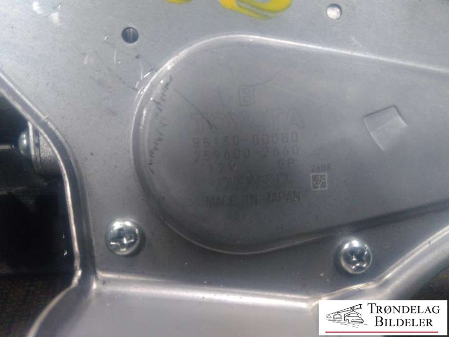 Viskermotor bakrute til Toyota Yaris 2012-2014 (Type III, Fase 1)  (TOYOTA|85130-0D080|259600-2660|)