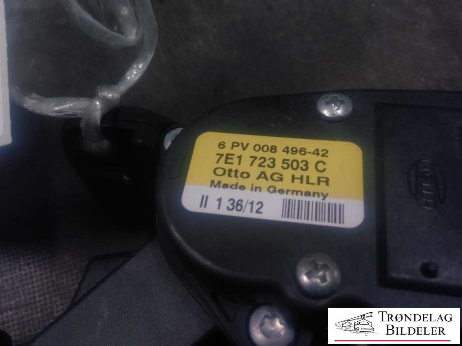 Pedal gass til VW Transporter / Caravelle 2009-2015 (Fase 2) (T5) (T5) (7E1 723 503 C|6PV 008 496-42|)