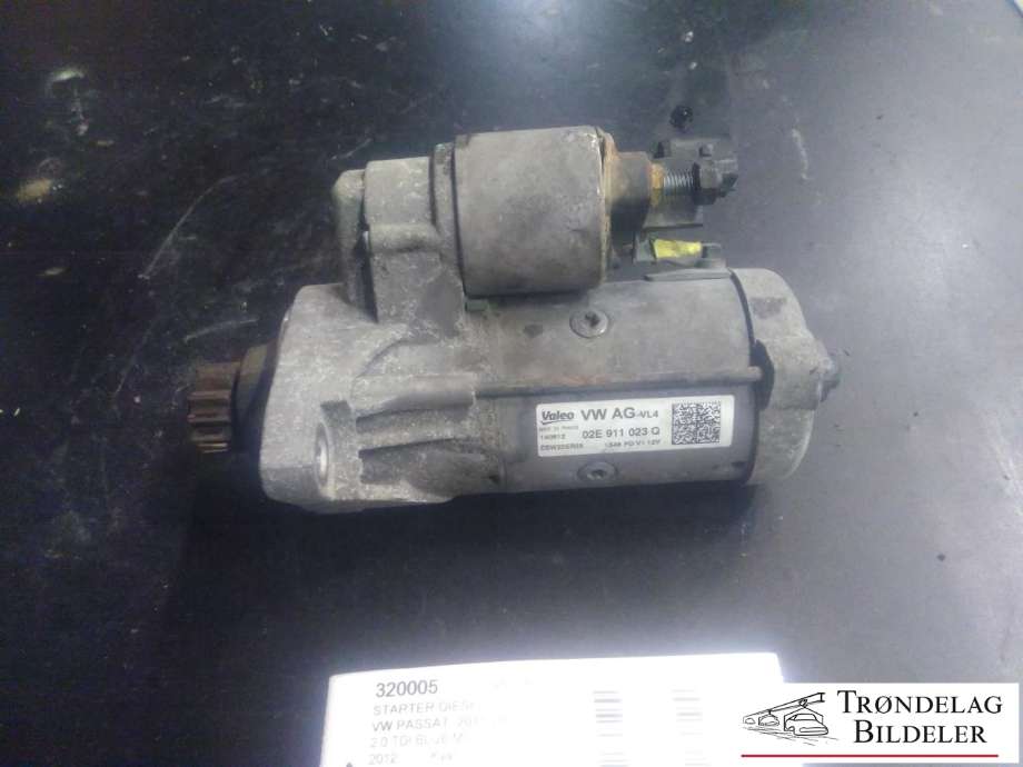 Starter diesel til VW Passat 2011-2015 (B7) (B7) (VW AG|02E 911 023 Q|ESW20ER25|)