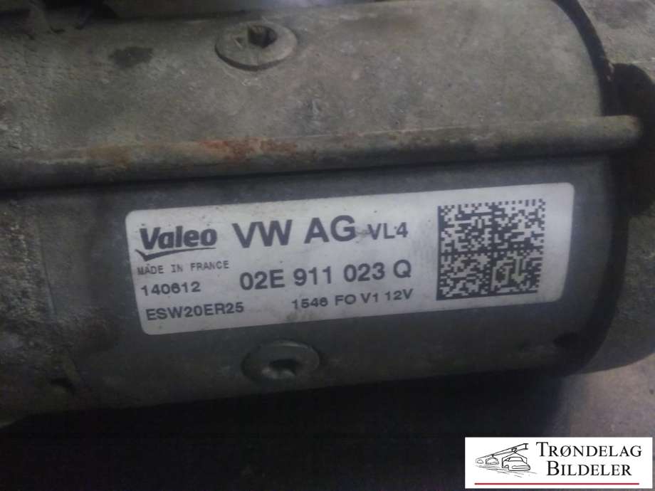 Starter diesel til VW Passat 2011-2015 (B7) (B7) (VW AG|02E 911 023 Q|ESW20ER25|)