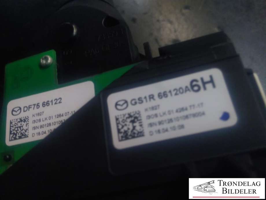 Bryter combi til Mazda 6 2010-2013 (Type II, Fase 2) (GS1R 66120A6H|DF75 66122|DF74 66128)