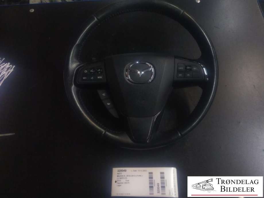 Ratt til Mazda 6, 2010-2013 (Type II, Fase 2)