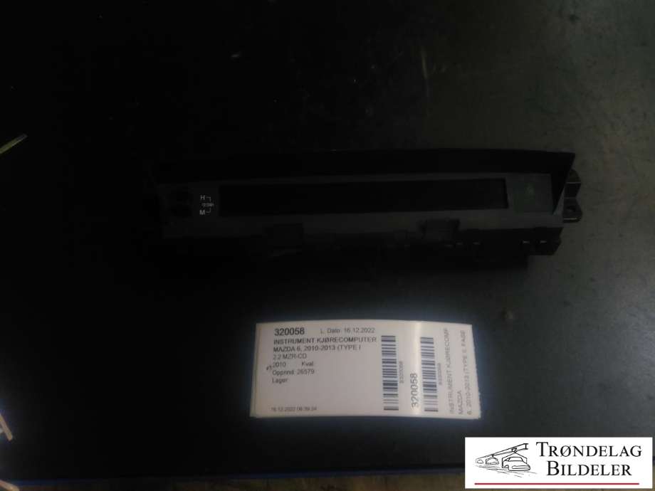 Instrument kjørecomputer til Mazda 6 2010-2013 (Type II, Fase 2) (GDK4-61-1J0|)
