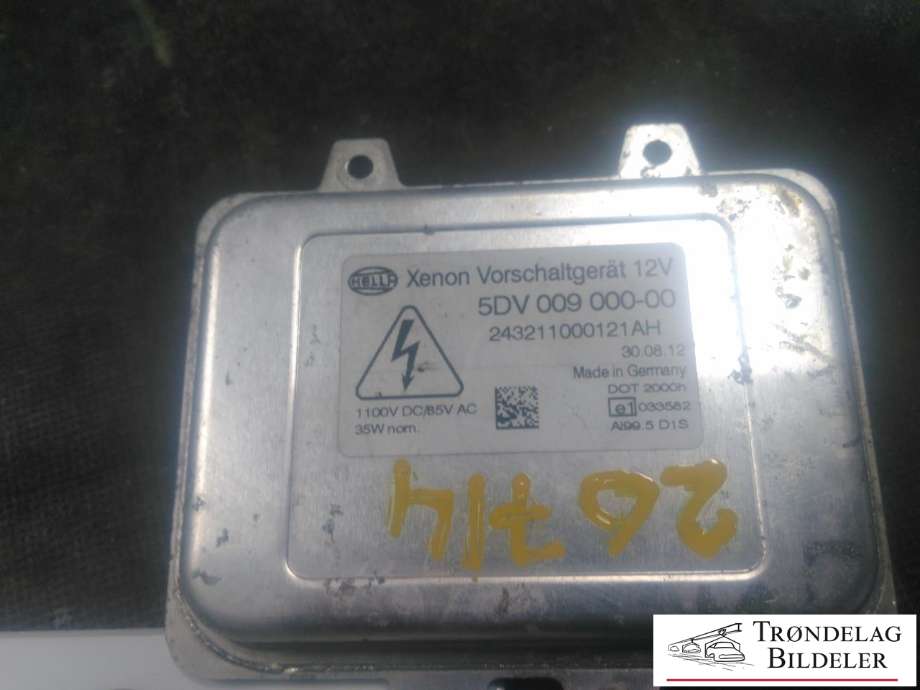 Styreenhet xenon/ballast til Ford Kuga 2008-2012 (Type I)  (HELLA|5DV 009 000-00|243211000121AH|)