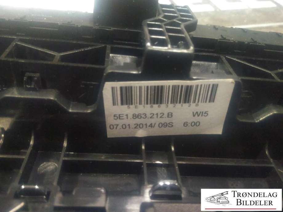 Girstang/girvelger automat til Škoda Octavia 2013-2016 (Type III, Fase 1)  (5E1 863 212 B|5E1 711 113 N|)