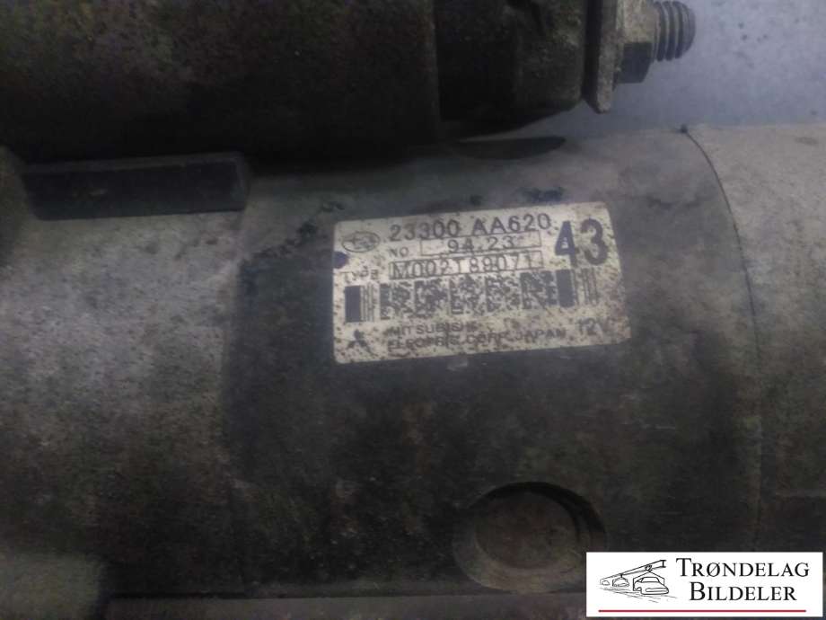 Starter diesel til Subaru Outback 2009-2014 (Type IV)  (MITSUBISHI|23300 AA620|M002T89071|)