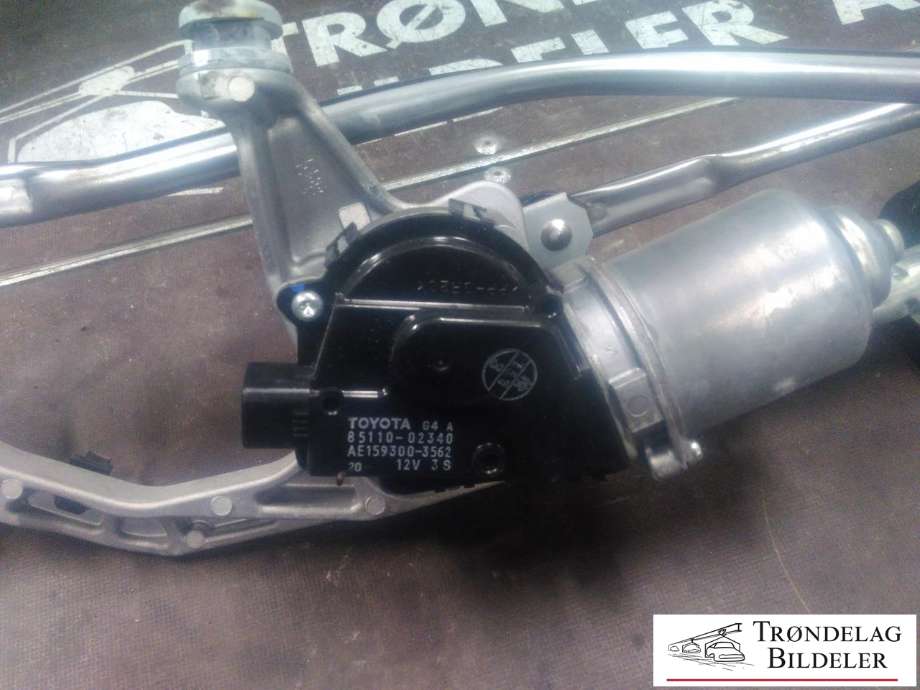 Viskermotor frontrute komplett m/overføring til Toyota Auris 2015-2019 (Type II, Fase 2)  (TOYOTA|85110-02340|AE159300-3562|)