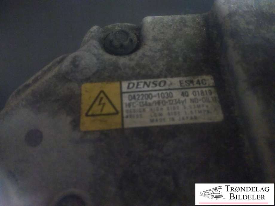 Aircondition kompressor hybrid til Toyota Auris 2013-2015 (Type II, Fase 1)  (DENSO|042200-1030|)