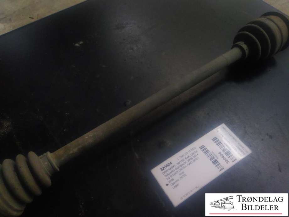 Drivaksel høyre bak, diesel/manuell til Subaru Outback 2009-2014 (Type IV)  