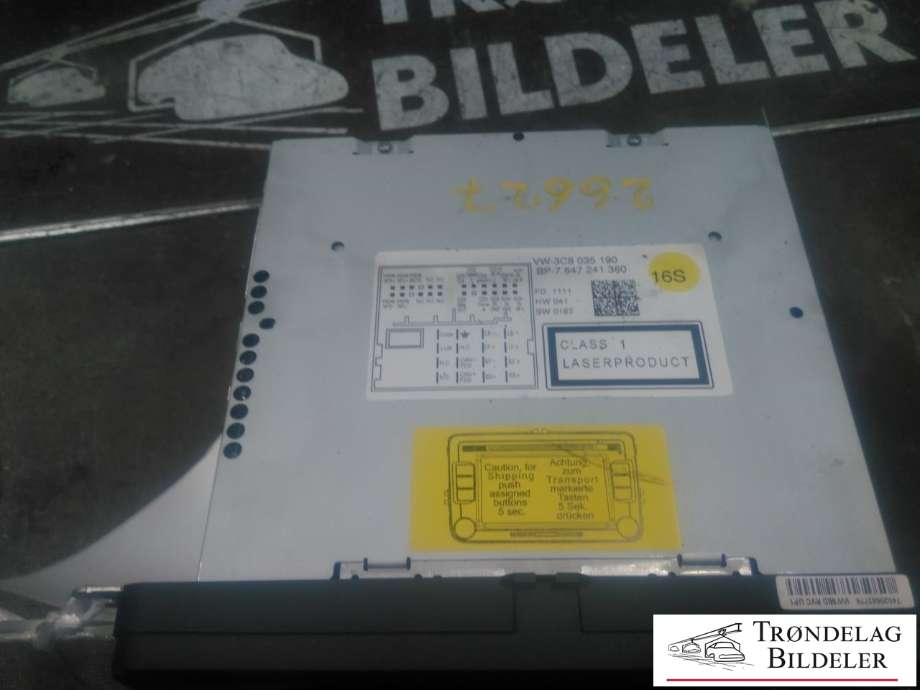 Bilstereo til VW Passat 2011-2015 (B7) (B7) (3C8035190|8 647 231 360|)