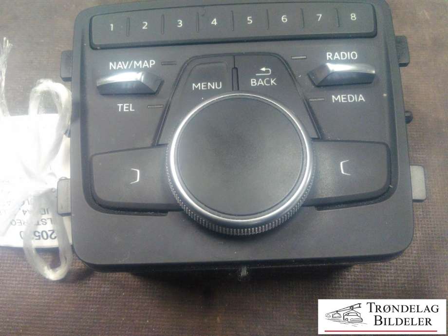Bilstereo betjeningspanel til Audi A4, Allroad 2016-->> (Type II) (B9) (B9) (8W0 919 614 N|)
