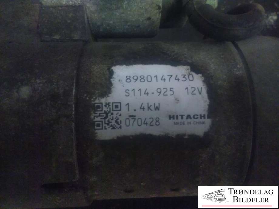 Starter diesel til Opel Astra H 2004-2009  (HITACHI|898017430|)