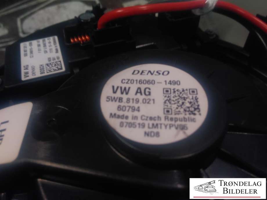 Varmeapparat motor til Škoda Kodiaq 2017-->>  (DENSO|CZ016060-1490|5WB 819 021|)