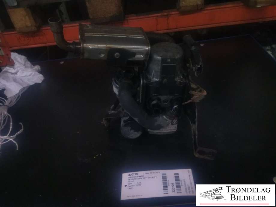 Dieselvarmer til Peugeot 508, 2011-2014 (Type I, Fase 1)  (WEBASTO|9681946580)