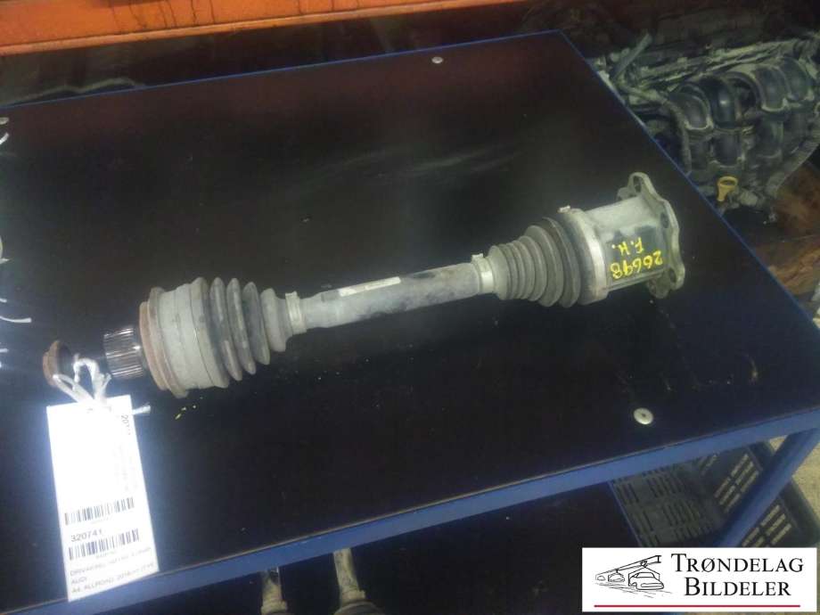 Drivaksel høyre foran, diesel/automat til Audi A4, Allroad, 2016-->> (Type II) (B9) (B9) (VW AG|8W0 407 271 D)